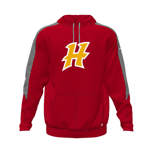 [CUS-DFW-HOOD-FLC-LSL-RED-YXS-LOGO1] Hoodie (Youth XS, Red, Logo 1)