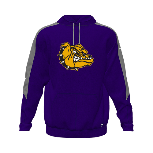 [CUS-DFW-HOOD-FLC-LSL-PUR-YXS-LOGO2] Hoodie (Youth XS, Purple, Logo 2)