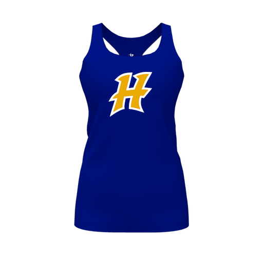 [FT0TRBRY-FYS-LOGO1] Decker Racerback Tank Top (Female Youth S, Royal, Logo 1)