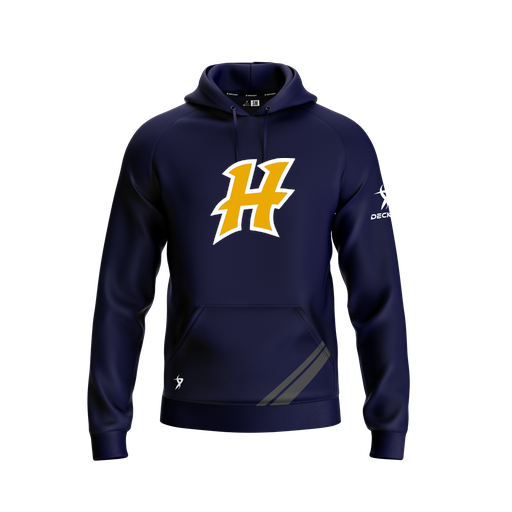 [FOLHSMNV-YXS-LOGO1] Decker Summit Hoodie (Youth XS, Navy, Logo 1)