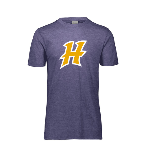 [FTSCUBRY-AS-LOGO1] Decker Men's Tri-Blend T-Shirt - Short Sleeve (Adult S, Royal, Logo 1)