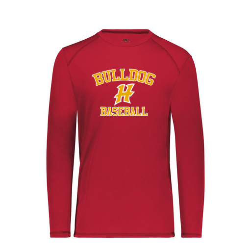 [6845.083.S-LOGO3] Men's SoftTouch Long Sleeve (Adult S, Red, Logo 3)