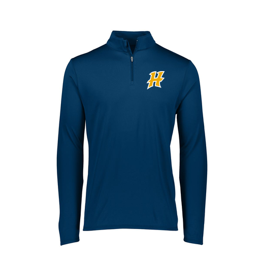 [FTLQFLNV-FAXS-LOGO1] Decker Women's Flex-Lite 1/4 Zip Shirt (Female Adult XS, Navy, Logo 1)