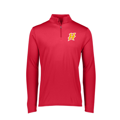 [FTLQFLRD-FAXS-LOGO1] Decker Women's Flex-Lite 1/4 Zip Shirt (Female Adult XS, Red, Logo 1)