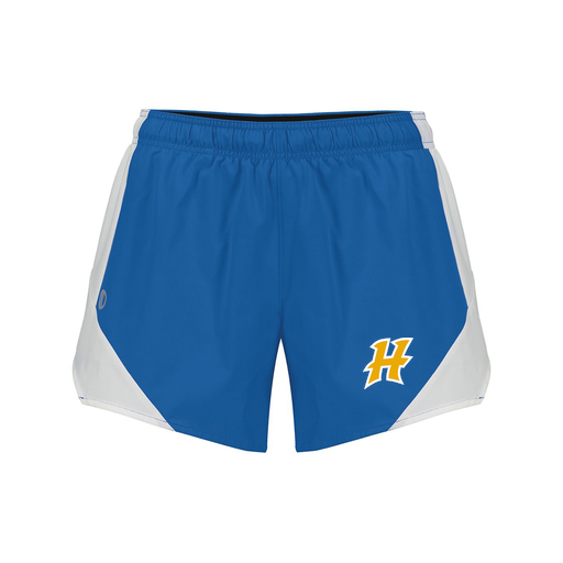 [229489.H02.S-LOGO1] Girls Olympus Shorts (Female Youth S, Royal, Logo 1)