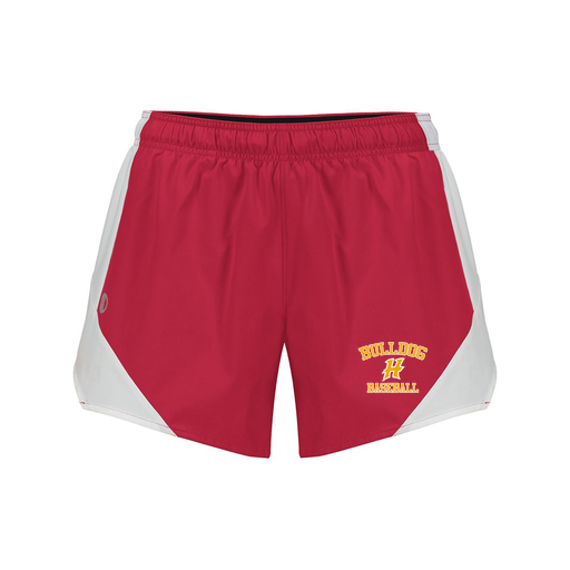 [229489.H01.S-LOGO3] Girls Olympus Shorts (Female Youth S, Red, Logo 3)