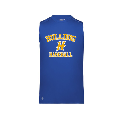 [222593.060.S-LOGO3] Men's CoolDry TankTop (Adult S, Royal, Logo 3)