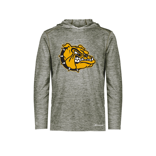 [FOLHCGGY-AS-LOGO2] Decker Men's Charge Hoodie (Adult S, Gray, Logo 2)