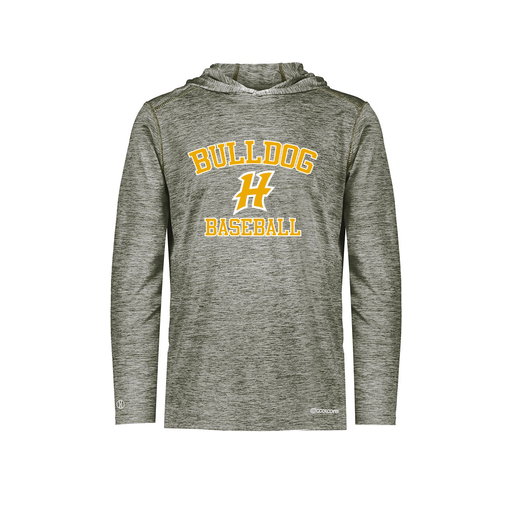 [FOLHCGGY-AS-LOGO3] Decker Men's Charge Hoodie (Adult S, Gray, Logo 3)