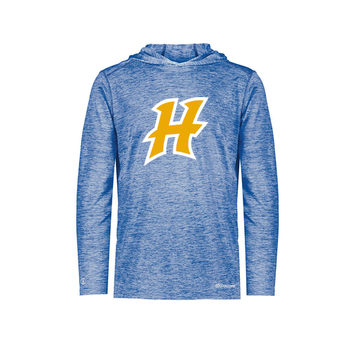 [FOLHCGRY-YS-LOGO1] Decker Youth Charge Hoodie (Youth S, Royal, Logo 1)