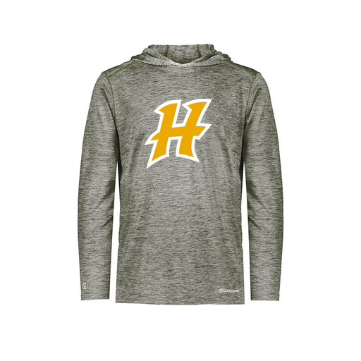 [FOLHCGGY-YS-LOGO1] Decker Youth Charge Hoodie (Youth S, Gray, Logo 1)