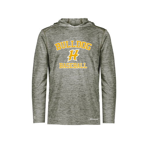 [FOLHCGGY-YS-LOGO3] Decker Youth Charge Hoodie (Youth S, Gray, Logo 3)