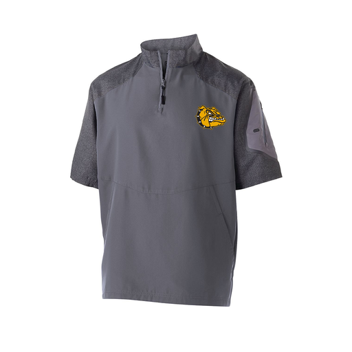 [229545.H60.XS-LOGO2] Men's Raider SS Pullover (Adult XS, Gray, Logo 2)